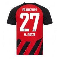 Camisa de Futebol Eintracht Frankfurt Mario Gotze #27 Equipamento Principal 2023-24 Manga Curta